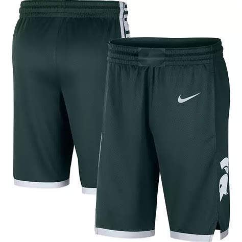 michigan state spartans nike replica short ho16